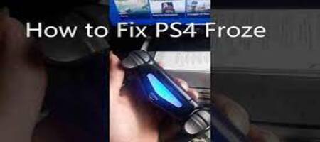 How to solve the message that freezes the PS4